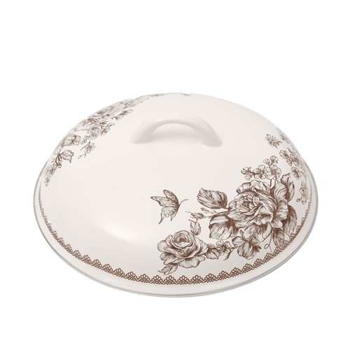 Olla de acero esmaltado 12 cuartos de galón vintage floral cocina esencial duradera nueva - Imagen 7 de 9