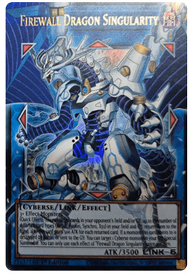 Yu-Gi-Oh | Firewall Dragon Singularity | V.1 | RA05 | Ultra Rare Extended Art