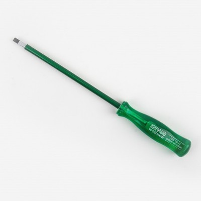 Heyco Slotted Screwdriver with Acetate Handle, 5.0 x 150mm with Wrapped Blade