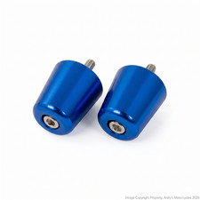 Aprilia RS50 (1995-2005) & RS125 (1993-2013) Handlebar Bar Ends - Anodised Blue