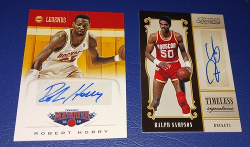 ROCKETS 40+ R. HORRY, SAMPSON AUTOS/OLAJUWON, BARKLEY MOSES BUCK JOHNSON, BARRY  - Picture 5 of 23