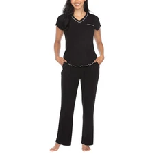 Honeydew Women's 2-Piece PJ Set | Black | XXL