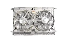 05-08 Maserati Quattroporte M139 Engine Radiator Cooling Fan Motor Assembly Oem