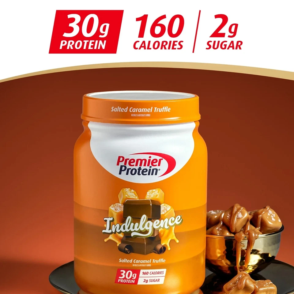 Premier Protein Indulgence порошок, соленый карамельный трюфель, 2 упаковки - Изображение 4 из 4