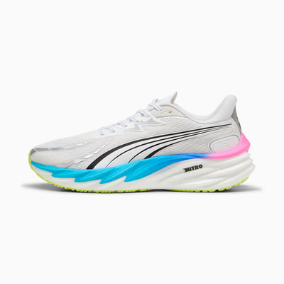 Puma Velocity NITRO 4 Herren Laufschuhe in weiß und blau alle Größen