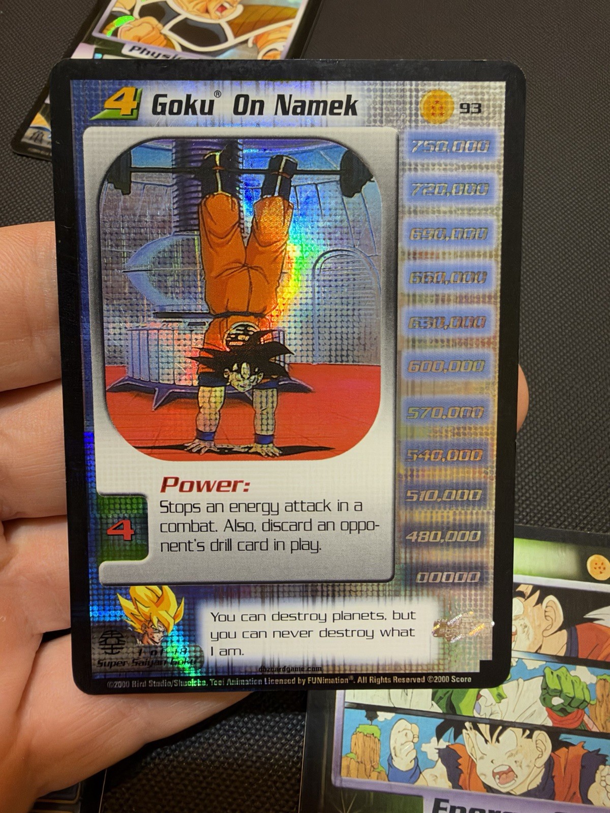 Dragon Ball Z Frieza Saga 2000 Foil #93 Goku On Namek PSA READY POKEBRO SPECIAL