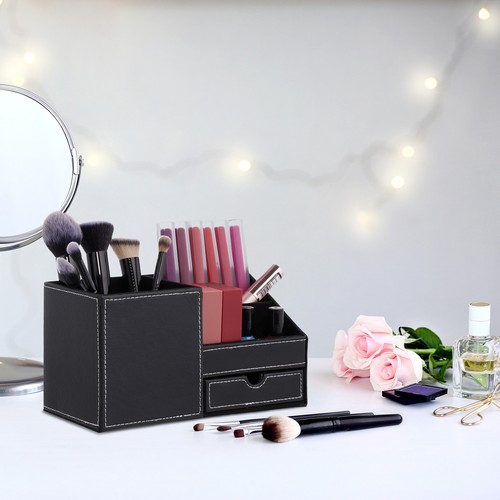 Schreibtisch Organizer Büro Schreibtisch Ordnung Stiftehalter Bürobedarf schwarz - Bild 5 von 7