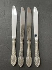 1932 Towle Sterling Silver Handled King Richard Hollow Knife 9-1/2” Set of 4