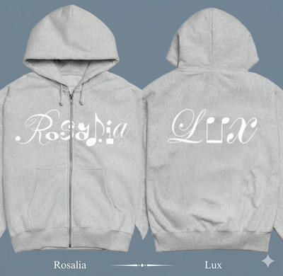 Rosalia Lux World Tour 2026 Logo Zip Hoodie | eBay