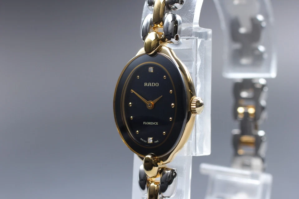 [Почти как новый] RADO Florence 153.3650.2 19 мм черный кварц женские часы из Японии - Изображение 3 из 4