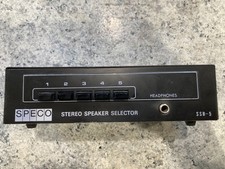 SPECO SSB-5 STEREO SPEAKER SELECTOR