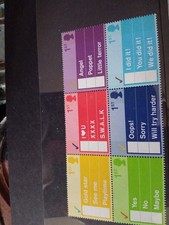 Smilers Stamps  6 Unhinged