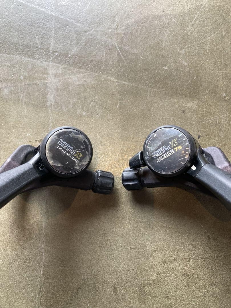 シマノSL-M732サムシフターdeoreデオーレXTヴィンテージoldmtb Shimano Deore XT SL-M732 Thumb Shifter Vintage MTB Used, No