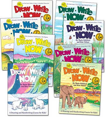 DRAW WRITE NOW BOXED SET OF 8 By Marie Hablitzel & Kim Stitzer **BRAND NEW**
