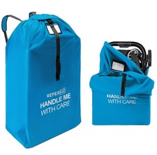 Large Stroller Bag for Airplane Travel, Blue, 47" H x 24" W x 15" D, Fits Mos...