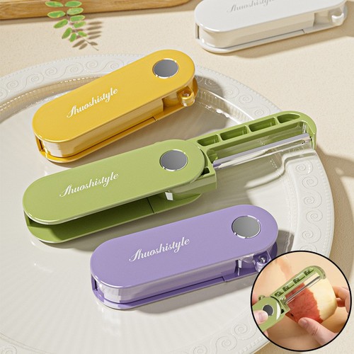 Foldable Vegetable Peeler Stainless Steel Fruit Slicer Potato Cucumber Portable