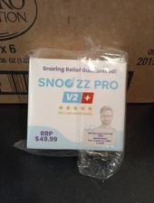 SNOOZZ PRO V2+ Anti Snoring Mouthpiece Device, Food-grade Silicone Material New 