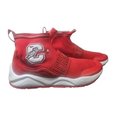 New NWB Champion Rally Pro Collegiate Mid Top Sneakers Red White Kids US 13''.