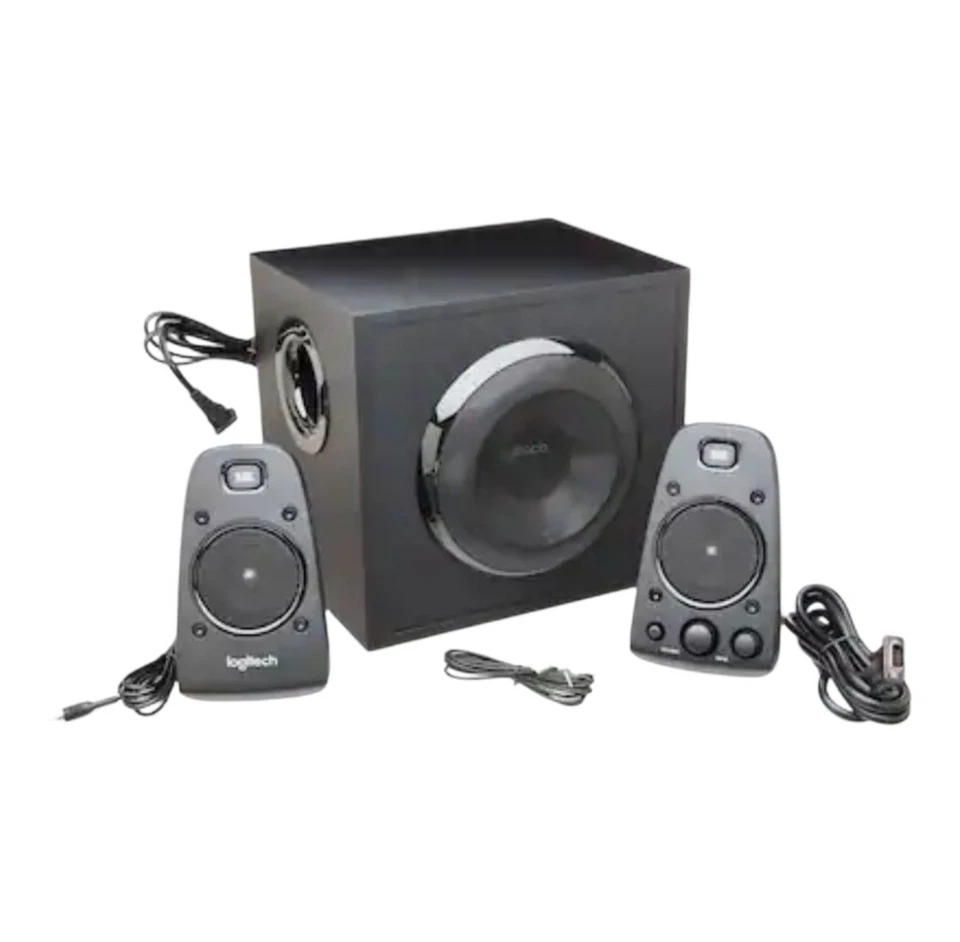 Logitech Z623 Home Speaker System 3 Stück 2.1 Kanal Schwarz 400 Watt TV Telefon PC - Bild 2 von 4