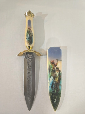 12  HAND FORGED STAINLESS STEEL DAGGER SWORD  ️