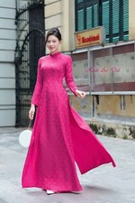 Vietnamese Traditional Long Dress -Ao Dai Viet - with Pants