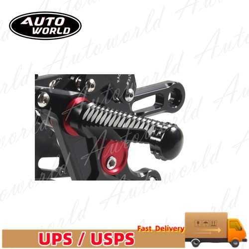 1pcs Arashi Rearsets Foot Pegs Replacement Spare Parts For BMW Kawasaki Triumph - Picture 2 of 4