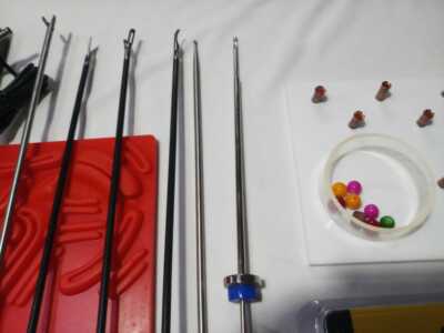 ENDO-TRAINER A FORMA di addome laparoscopico con 5 strumenti base testa USB EUR 192,83