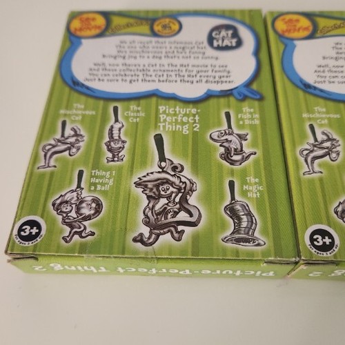 The Cat in the Hat Movie Silver Plated Classic Ornament Picture Perfect Thing 2 - Picture 8 of 10