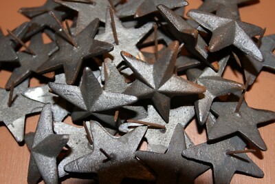 Metal,hand forged Star  Nail Heads / 2 inch Star Nails  SN-2