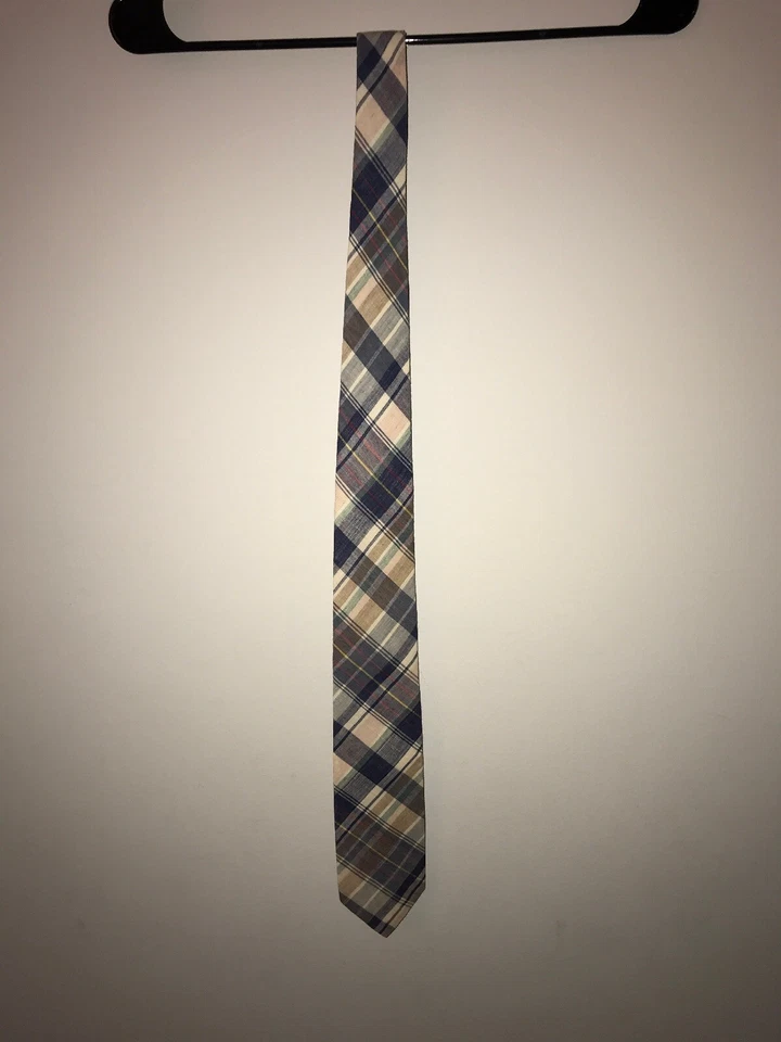 Pen West Tie A Division Of Pendleton. Cotton Plaid Tie 58” Long 3” Wide - Image 3 of 3