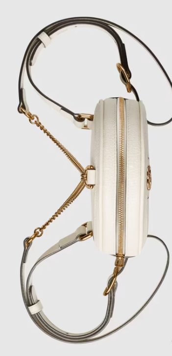 Gucci Ophidia Mini Zaino White Leather Backpack, NWT, original $1195 Gucci Ophidia Mini Zaino White Leather Backpack, NWT  main image 3