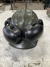 Bullard Model 3000 Versalyte Safety Hard Hat Hard Boiled USA With Muffs