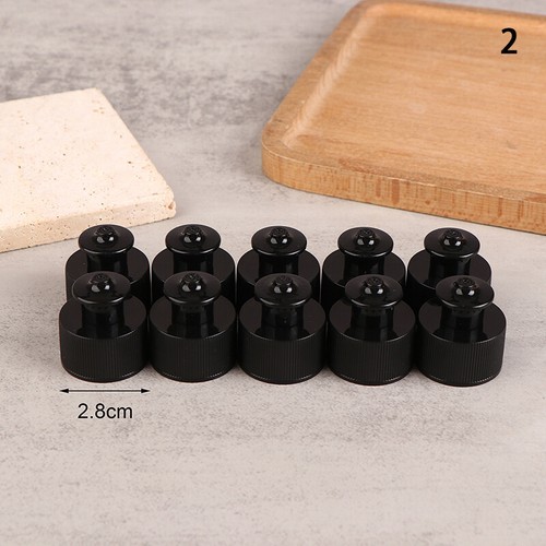 10pcs Bottle Caps Portable Push Pull Twisted Cover Soda Replacement Tops - Bild 14 von 16