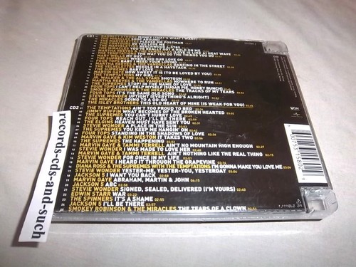 MOTOWN 50-YESTERDAY,TODAY,FOREVER-MARVIN GAYE/JACKSON 5...2 Discs NEW SEALED CD - Picture 2 of 2