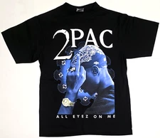 TUPAC SHAKUR T-shirt 2Pac Urban Streetwear Hip Hop Rap Men's Tee Black New