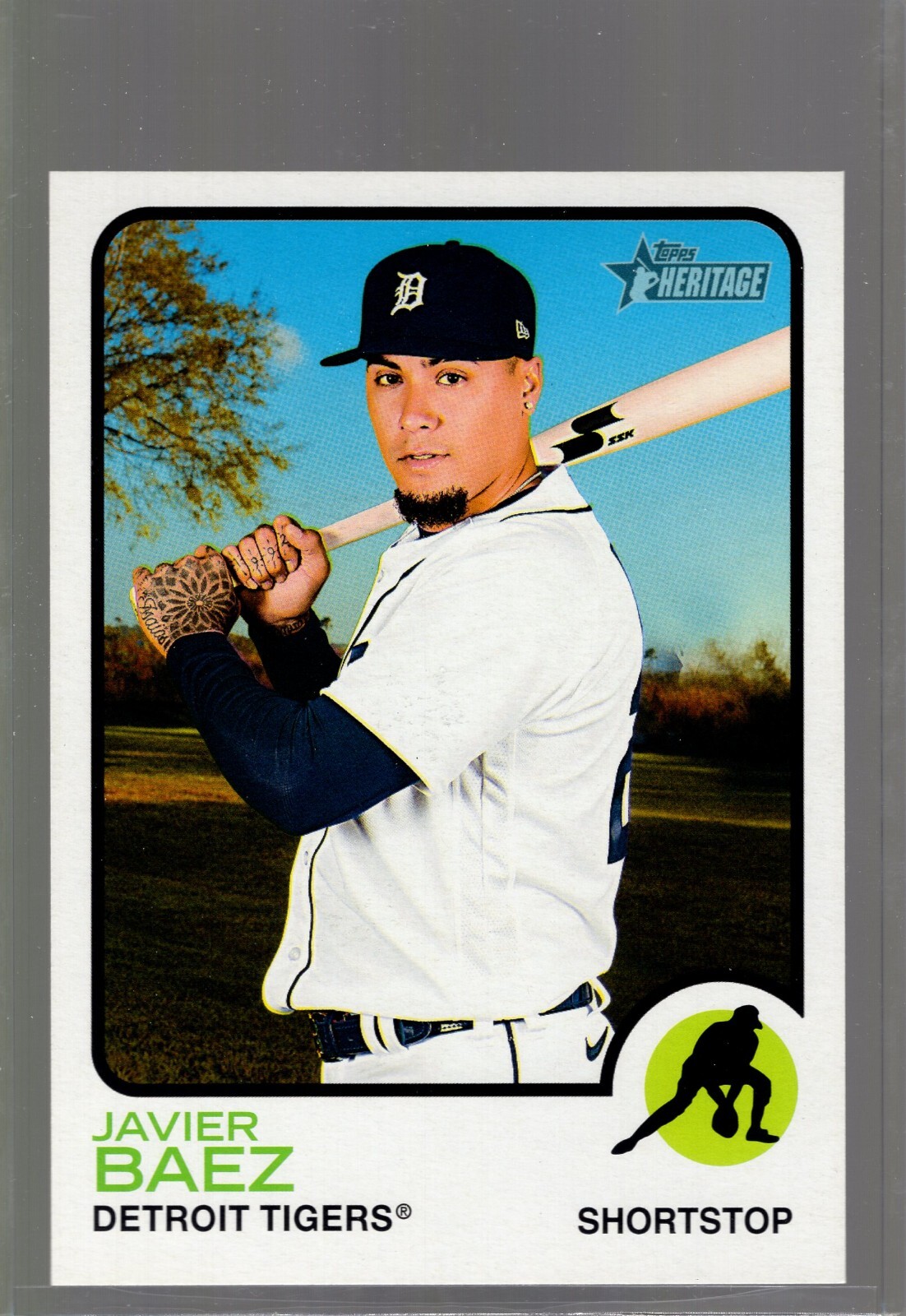 2022 Topps Heritage HN '73 Topps Oversized Box Topper #OBJB Javier Baez