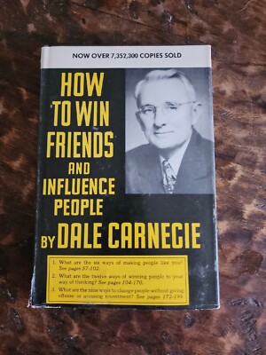 How To Win Friends And Influence People Dale Carnegie 107th Printing W/ Extras