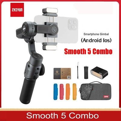Zhiyun Smooth 5 Combo Handheld Gimbal Stabilizer for Smartphone  