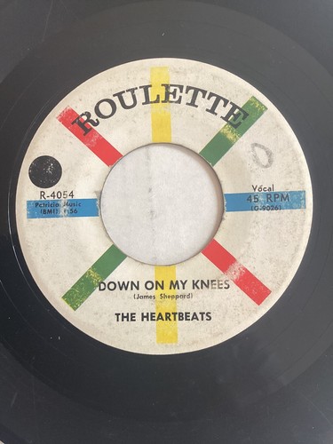 DOOWOP45 HEARTBEATS ROULETTE 4054 I FOUND A JOB / DOWN ON MY KNEES