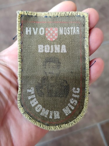 🔴CROATIA ARMY - HVO - BATTALION TIHOMIR MISIC, MOSTAR - Extremely rare patch🔴 - Picture 2 of 4