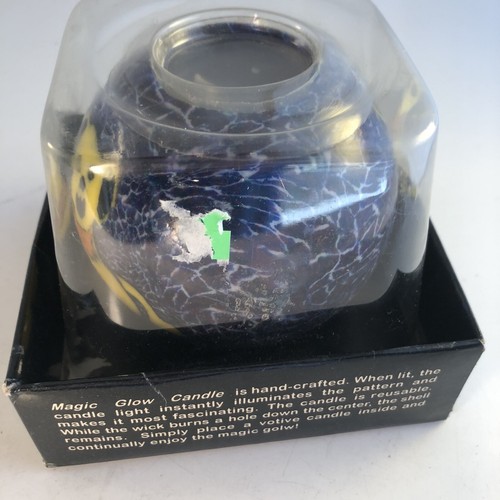 Vintage Magic Glow Kerze Runde Wachskugel Kugel Neu im Karton Tanzend Bär tot 4 Zoll - Bild 4 von 6