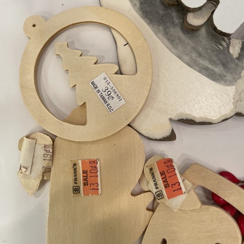 Unfinished Wood Shapes for Crafting Projects Ornament Heart Bear Dowels Letters - Picture 13 of 22