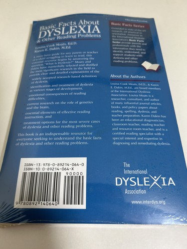 Basic Facts about Dyslexia and Other Reading Problems by Louisa Cook Moats... - Picture 2 of 2