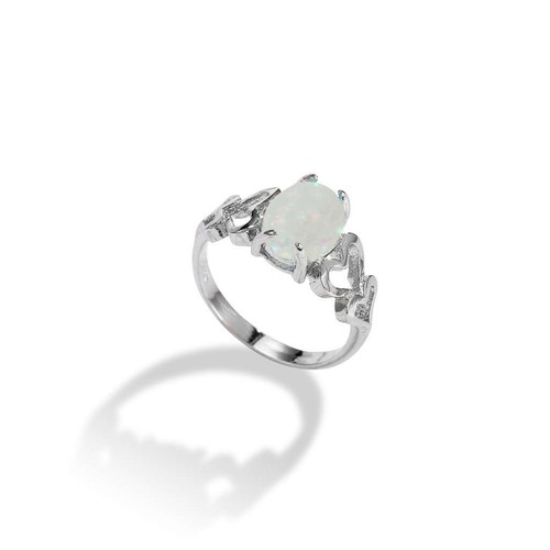 Anello/Collana Ciondolo Donna Opale di Fuoco Argento 925 Sterling Gemma Gioielli - Foto 11 di 15