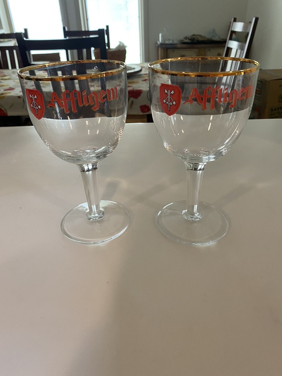 Affligem Half Pint Beer Glass Set Of 2 | eBay