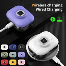 For Airpods 4th Gen Case with Lock Mag Safe Ready Protective Cover with Keychain