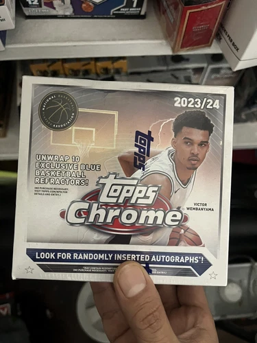 2023-24 Topps Chrome Basketball Factory Sealed Mega Monster Box