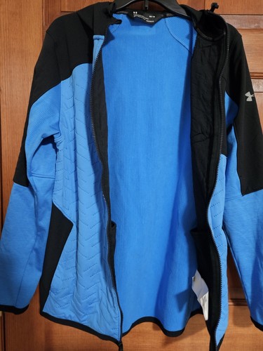 Under Armour ColdGear Reactor Jacket Mens Medium (Black/Blue)- Mint Condition!!! - Picture 4 of 9