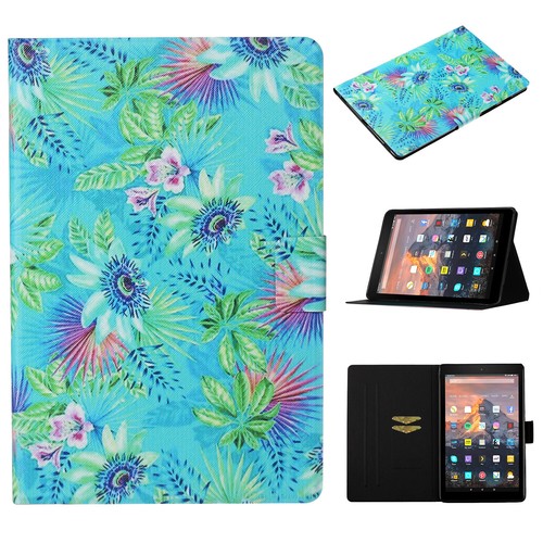 Pattern Slim Smart Leather Case Cover Fr Amazon KIndle Fire 7'' 5th/7th/9th 2019 - Picture 17 of 24