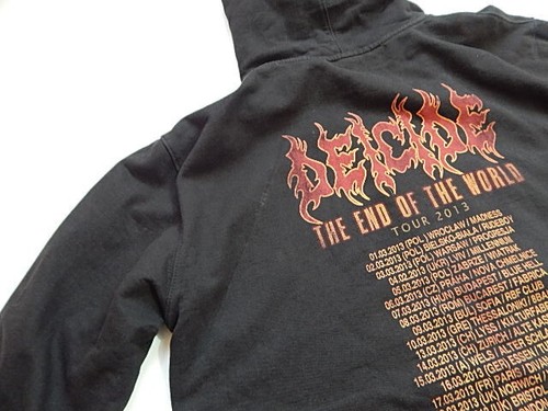 deicide the end of the world tour death metal band hoodie size xxl - Picture 6 of 9